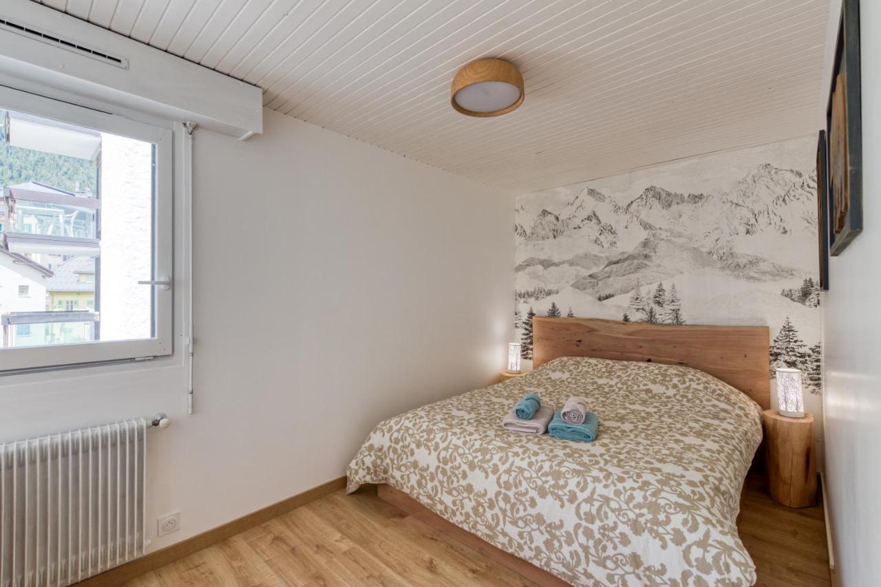 Le Petit Balcon Avec Vue Sur Le Mont-Blanc 2 Etoiles Apartment Chamonix ภายนอก รูปภาพ